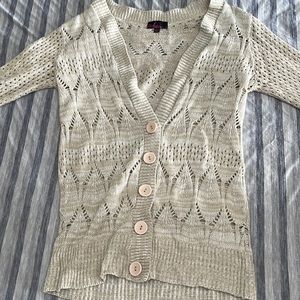 Takeout- button sweater- size Medium
